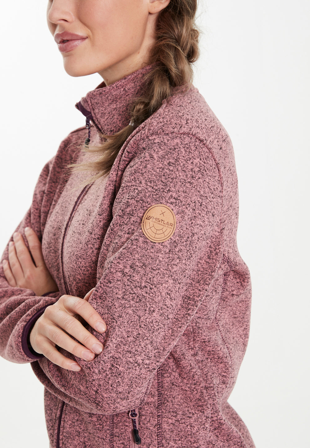 Whistler Damen Strickfleecejacke