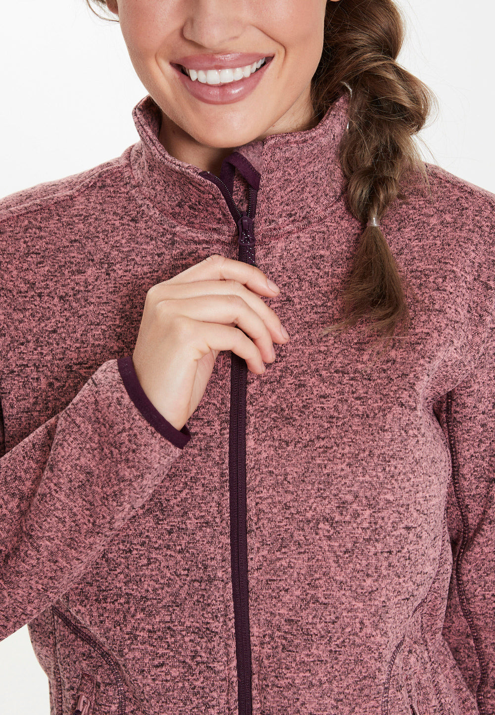 Whistler Damen Strickfleecejacke