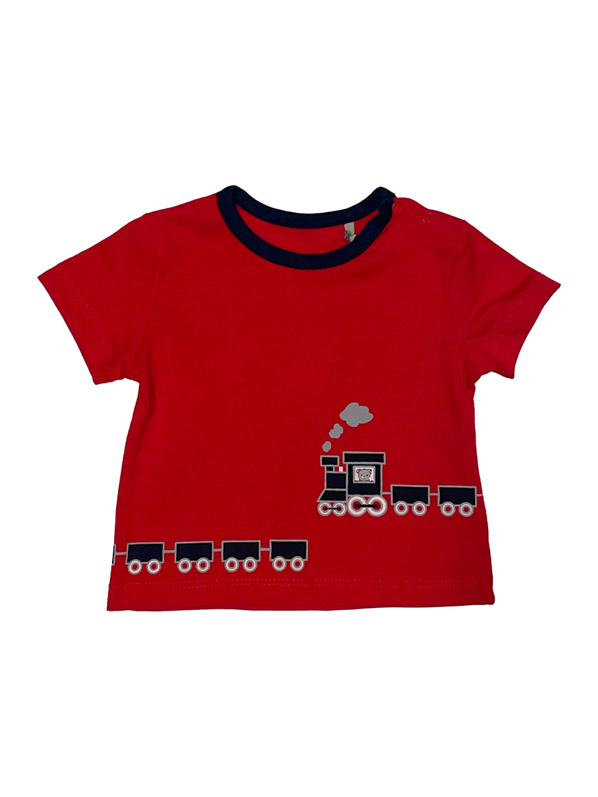 KANZ T-Shirt 1/4 Arm, chinese red-red