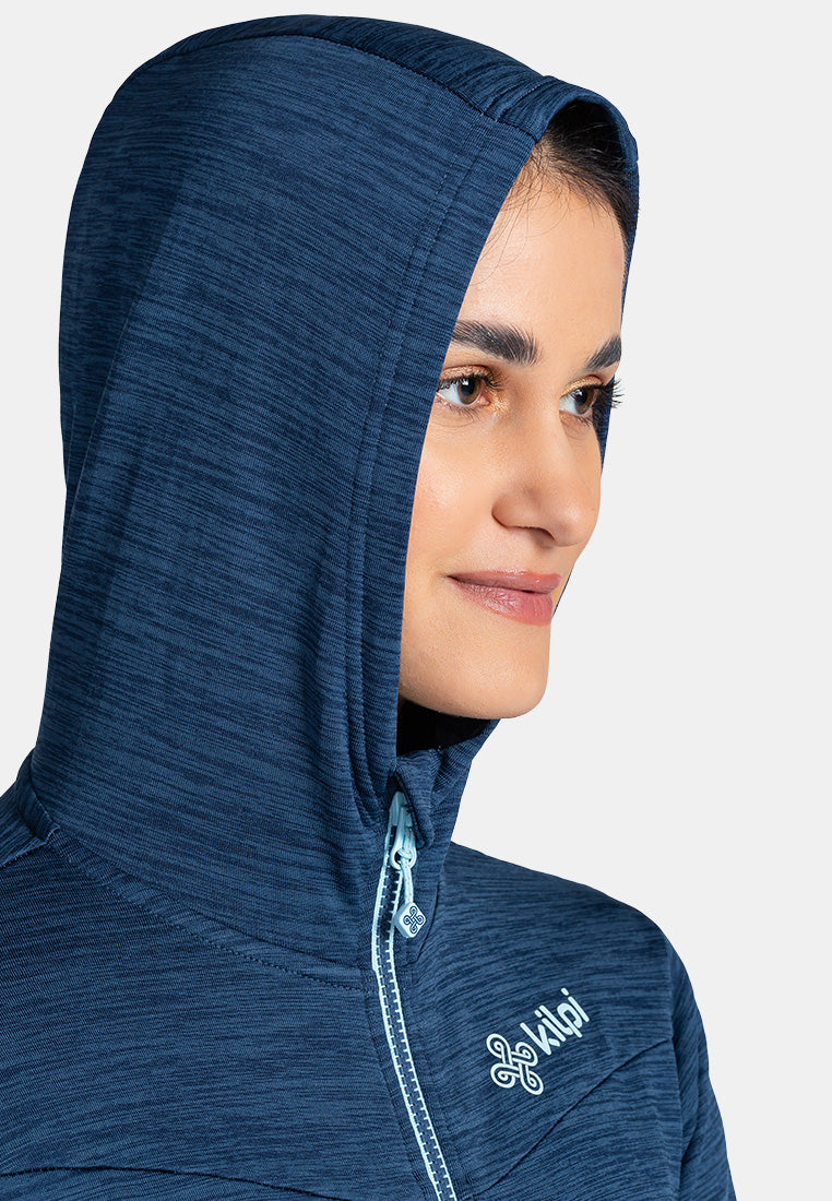 Kilpi Damen Fleecejacke Sevelen-W mit Kapuze