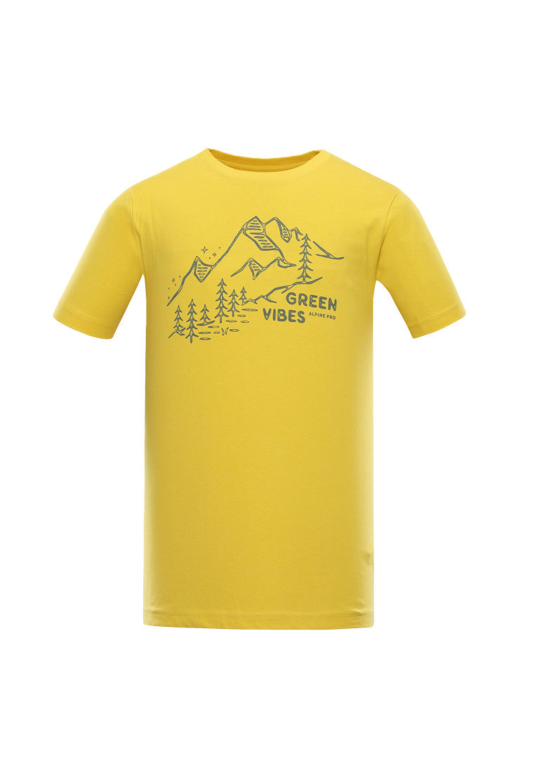 Alpine Pro Herren T-Shirt aus 100% Bio Baumwolle NATUR