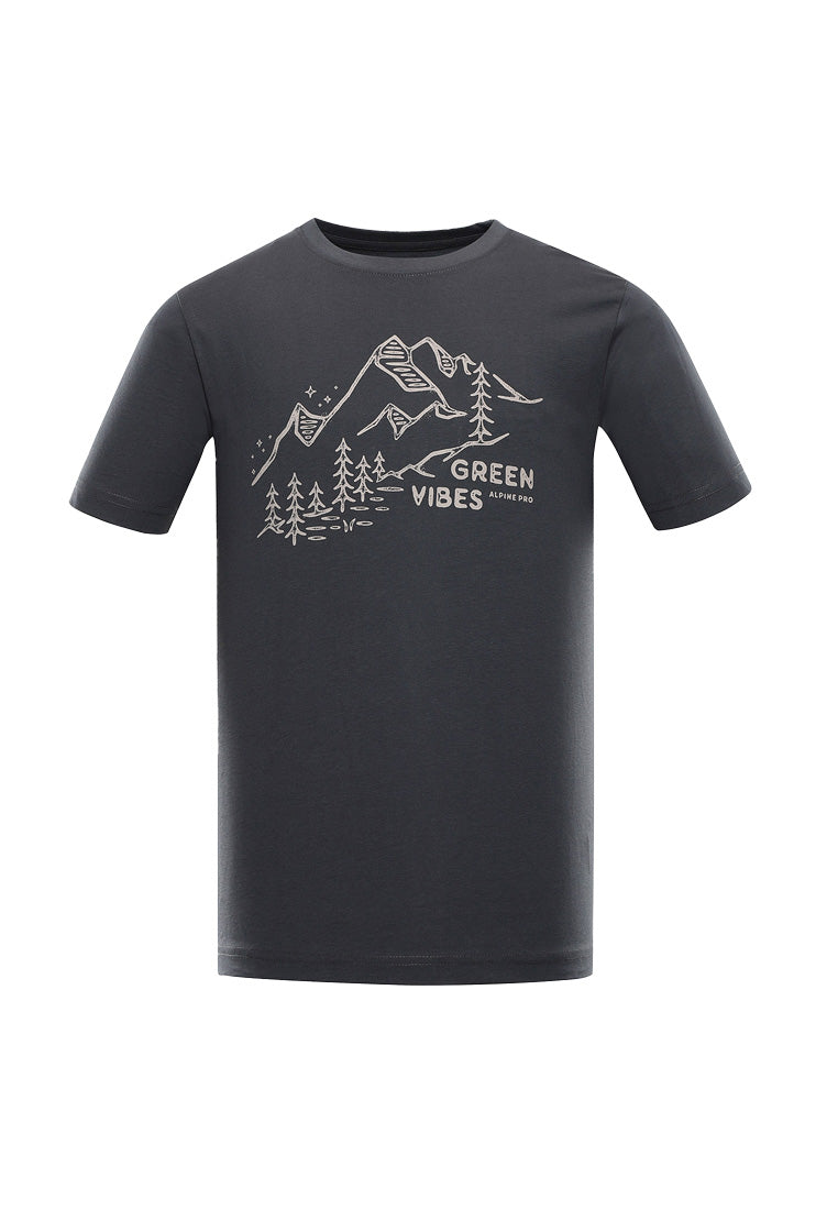 Alpine Pro Herren T-Shirt aus 100% Bio Baumwolle NATUR