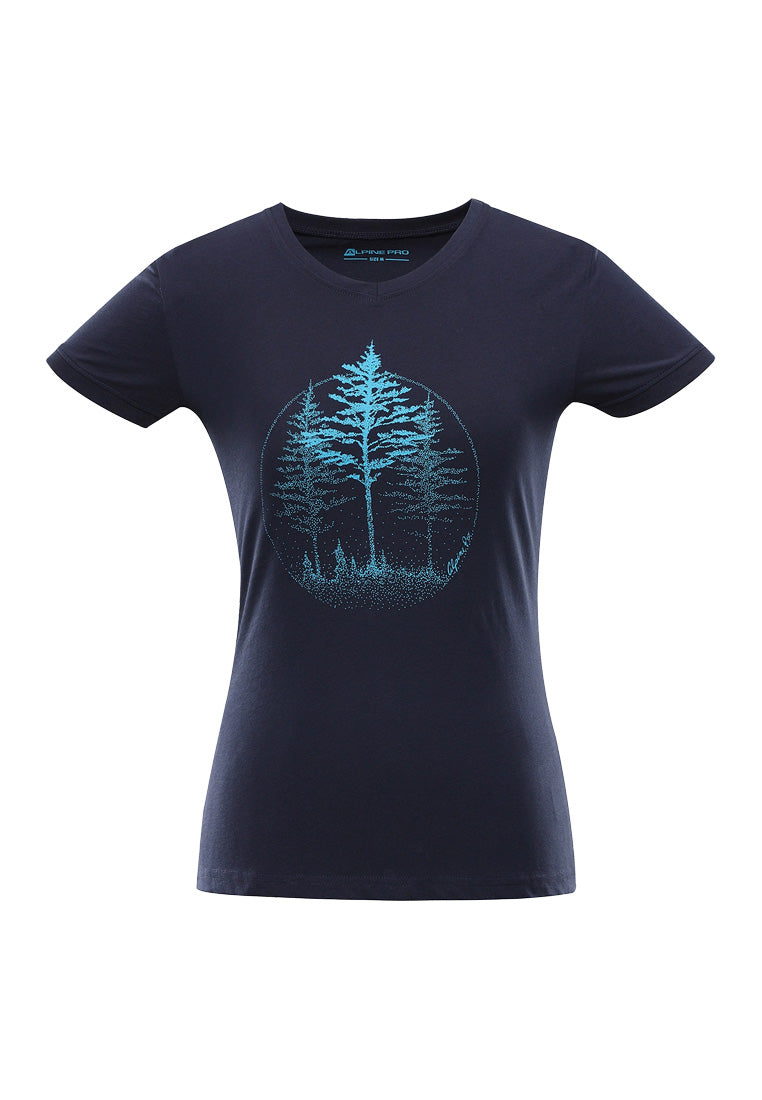 Alpine Pro Damen T-Shirt aus 100% Bio Baumwolle NATURA