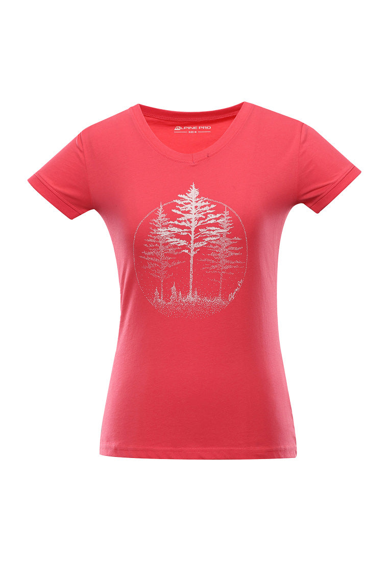 Alpine Pro Damen T-Shirt aus 100% Bio Baumwolle NATURA