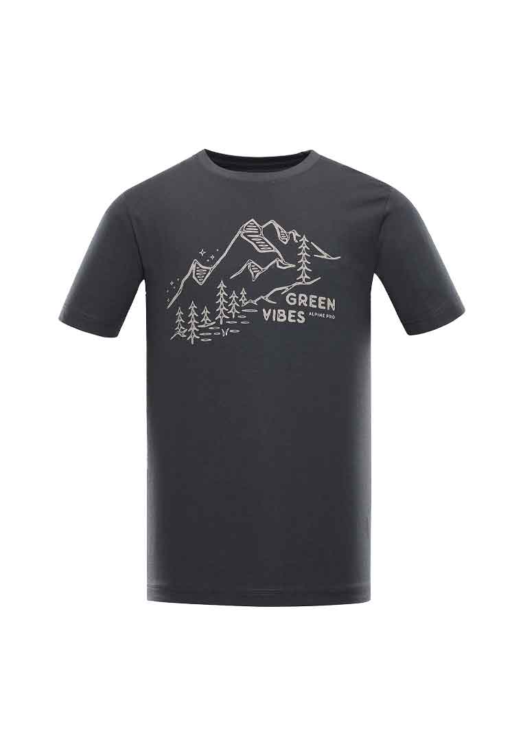 Alpine Pro Herren T-Shirt aus 100% Bio Baumwolle NATUR