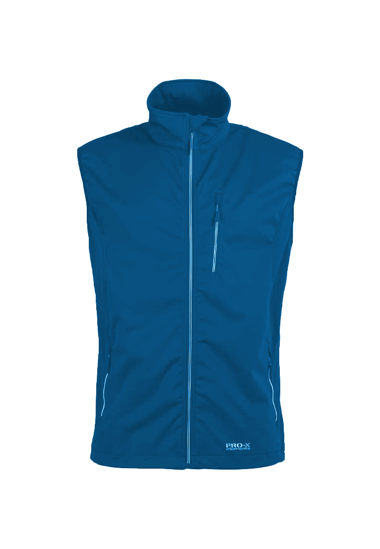 Pro X Herren Softshellweste Mateo 2722  blau