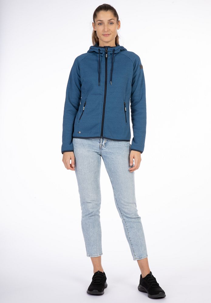 LPO Damen Strickjacke mit Kapuze Xana