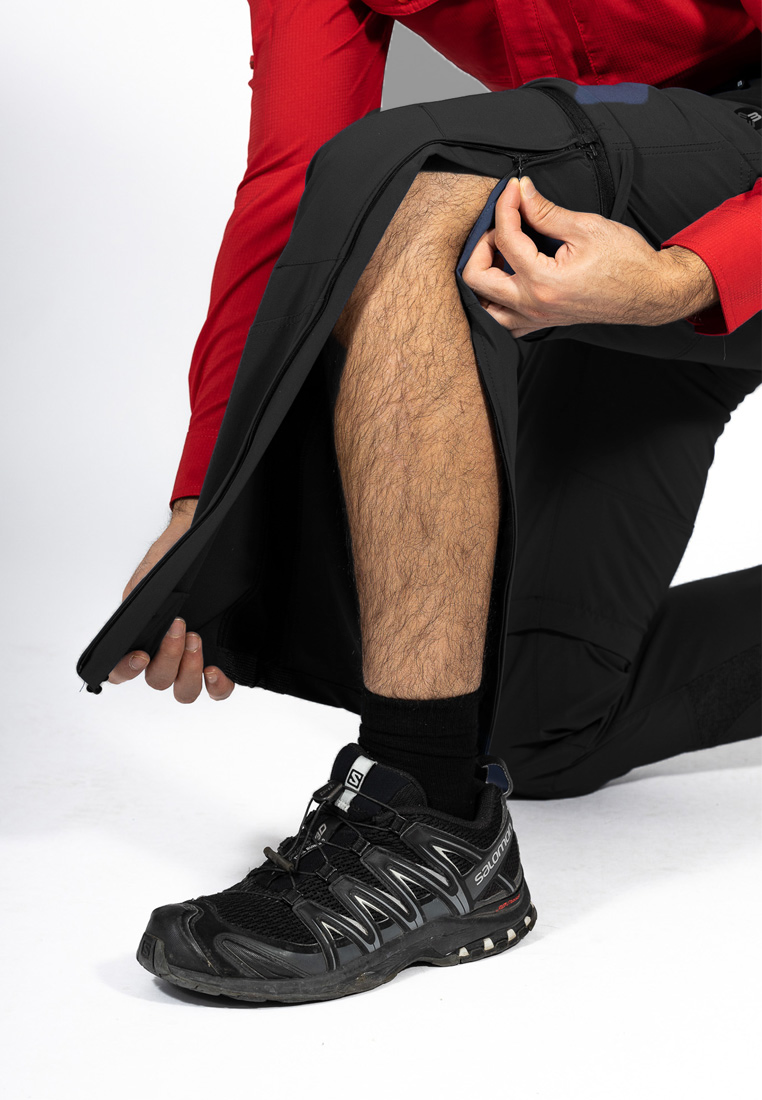 MauL Sport Herren Trekkinghose Eiger XT-elastic T-Zipp off Hose