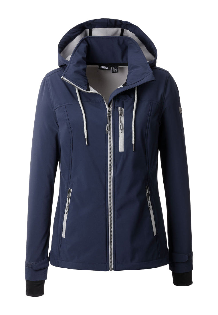 LPO Damen Softshelljacke mit Kapuze Sila