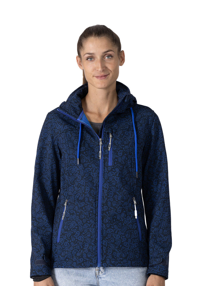 LPO Damen Softshelljacke mit Allover Druck Sarina