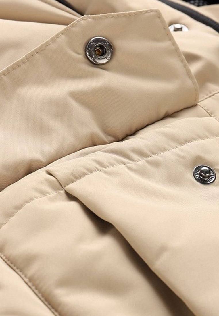 Alpine Pro Herren Wintermantel mit Kapuze