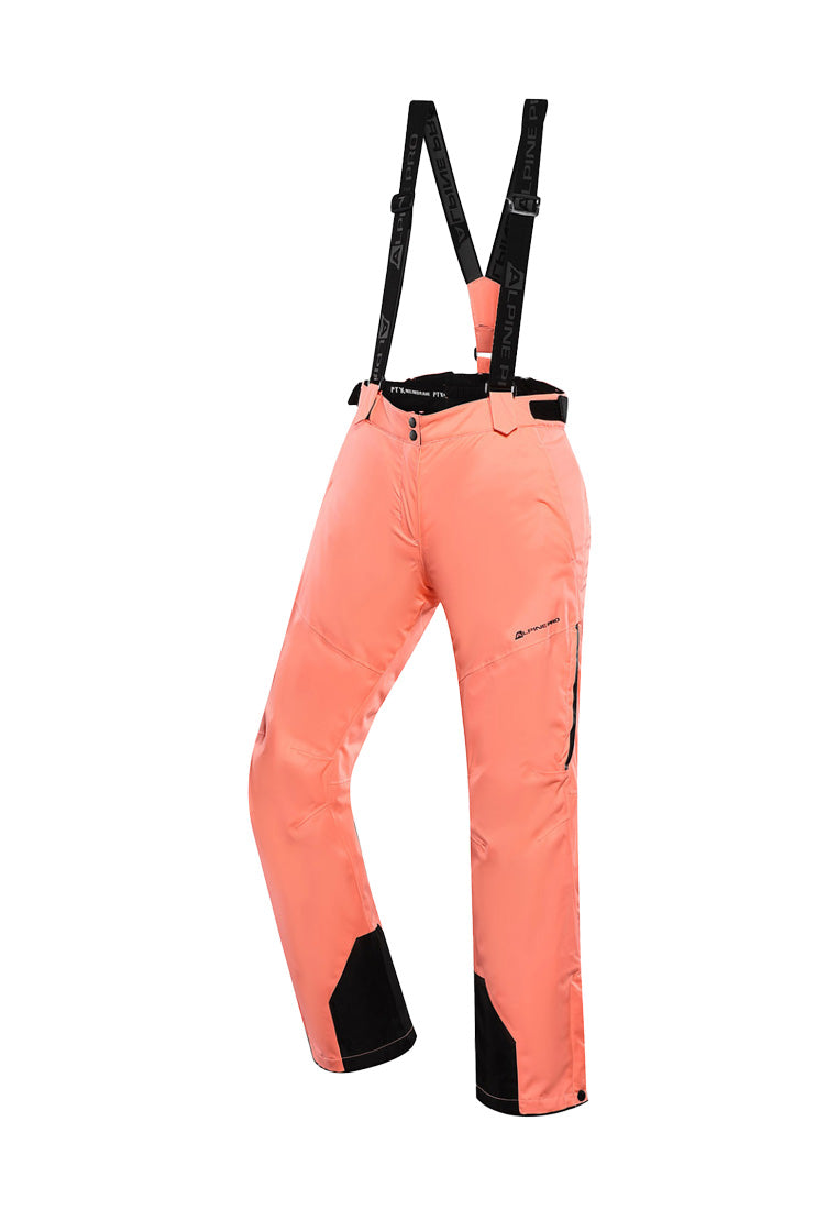 Alpine Pro Damen Skihose mit Hosenträgern und Schneefang OSAGA