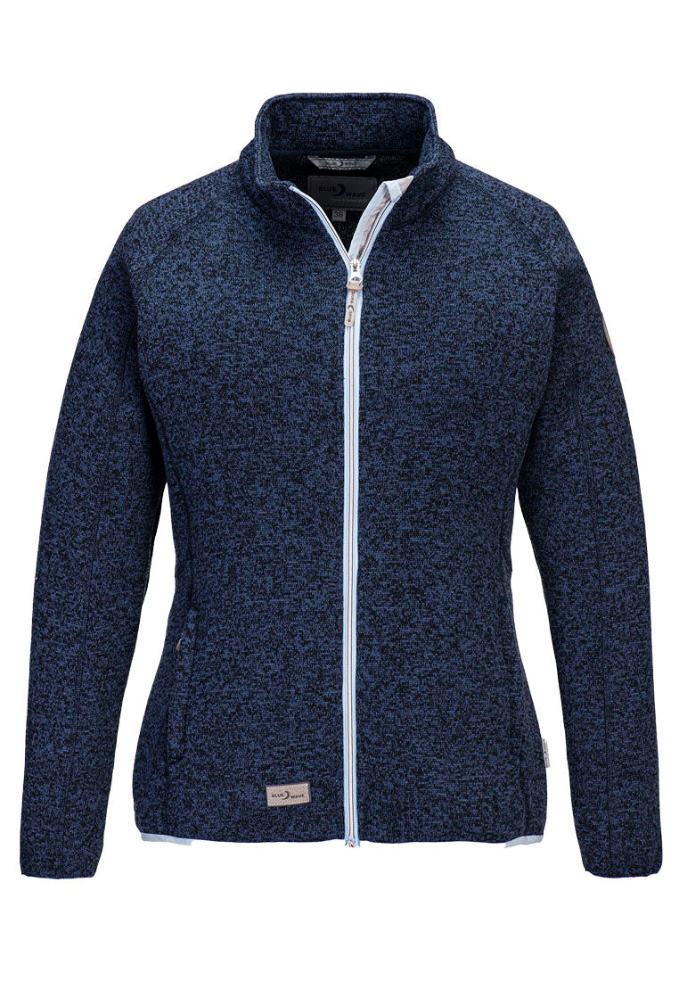 BLUE WAVE Damen Strickfleecejacke Helga
