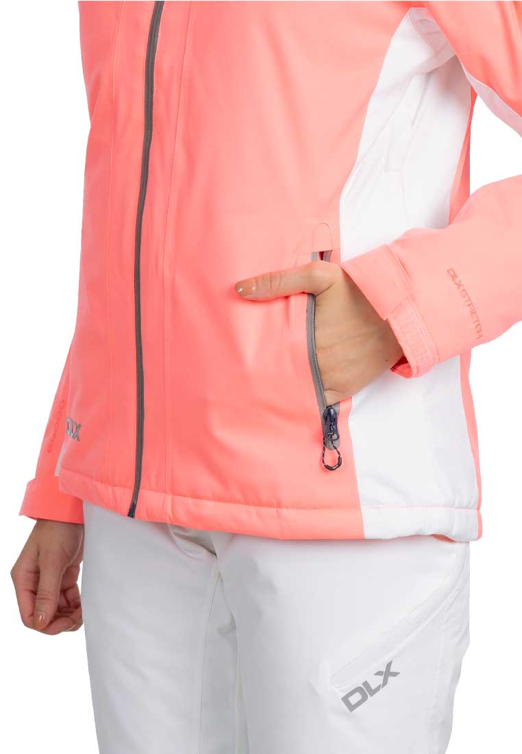 DLX Damen Skijacke SADNRINE mit Kapuze