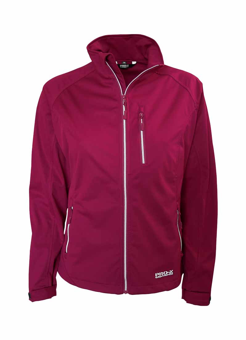 Pro X Damen Softshelljacke Maike 3720 berry