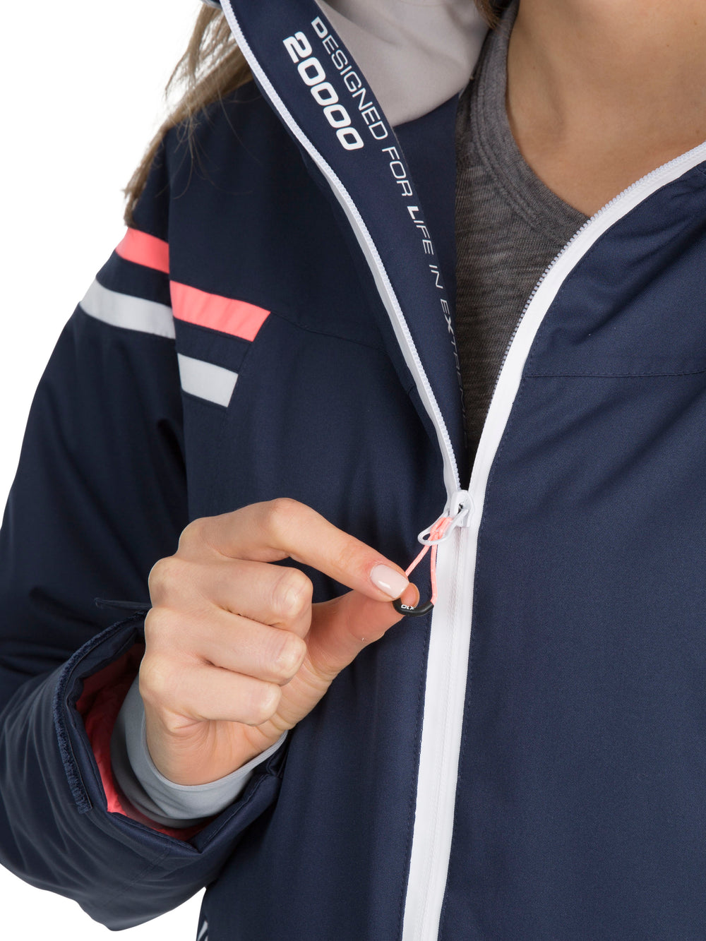 DLX Damen Skijacke mit Kapuze NATASHA